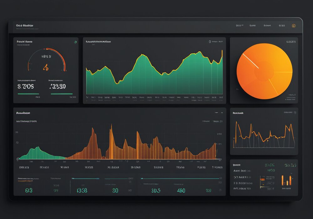 Handling quality score display showing vibration analysis